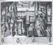 Charles i and Henrietta Maria and their children